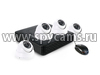 Проводной комплект видеонаблюдения для коттеджа - 4 HD камеры